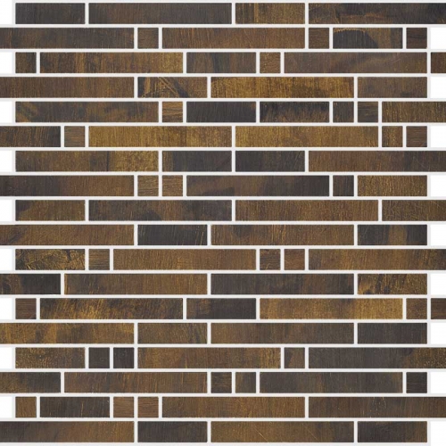 Rustic Antique Copper Color Mosaic Tile for Fireplace and Kitchen Wall COP01