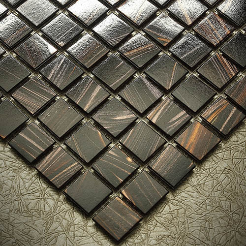 Discount Chocolate Glass Mosaic Tile Sheets for Bathroom and Kitchen CGT05